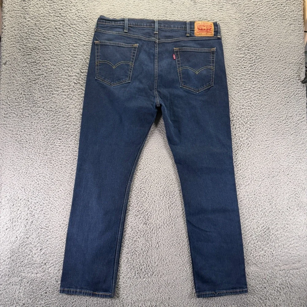 Levi's 514 Jeans Mens 40x32 Blue Cotton Denim Straight Streetwear Travel Stretch